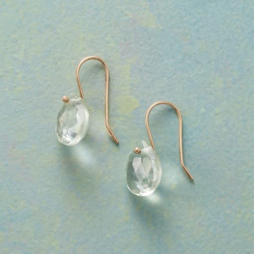 Hint Of Green Amethyst Earrings View 1