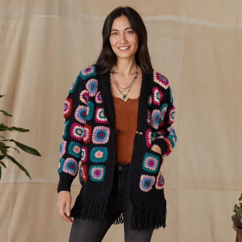 FRAN CROCHETED CARDIGAN view 1