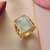 Three Prong Aqua Ring View 2