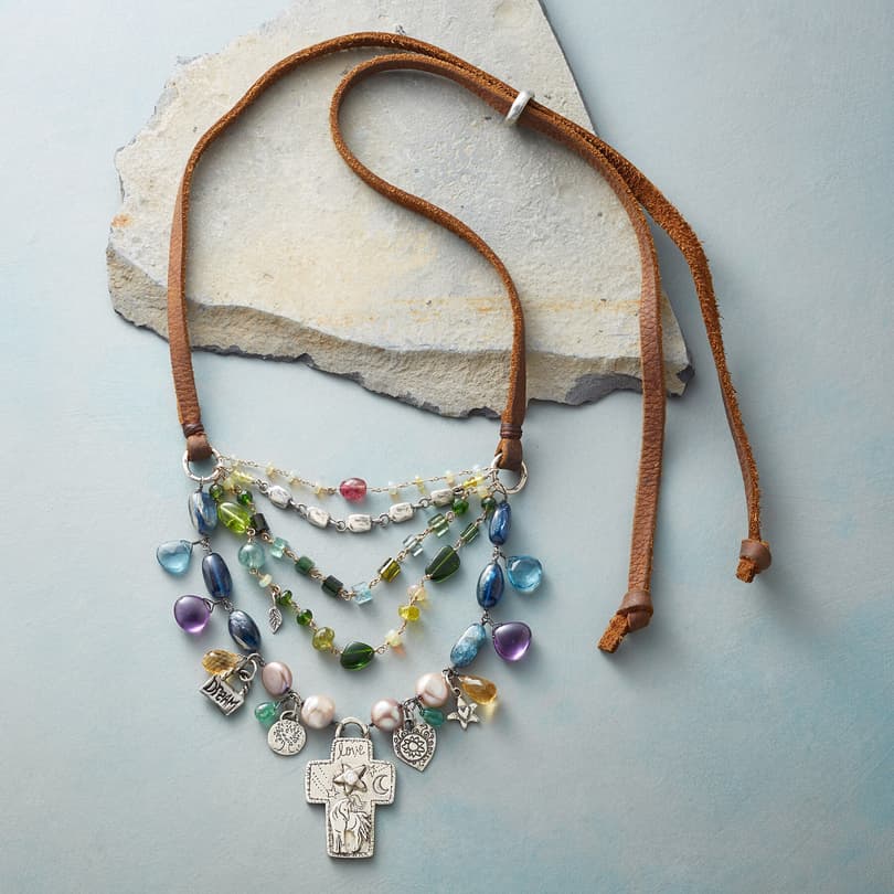BLESSED & LOVED NECKLACE view 1