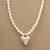 PEARL HEART NECKLACE view 1