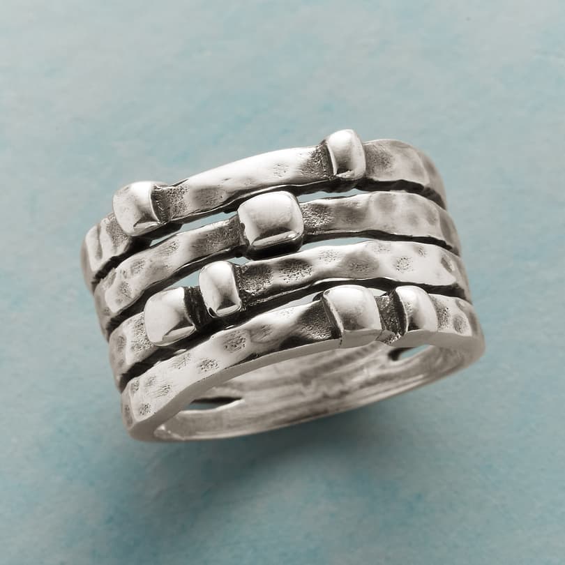 FOUR BY SEVEN STERLING RING view 1