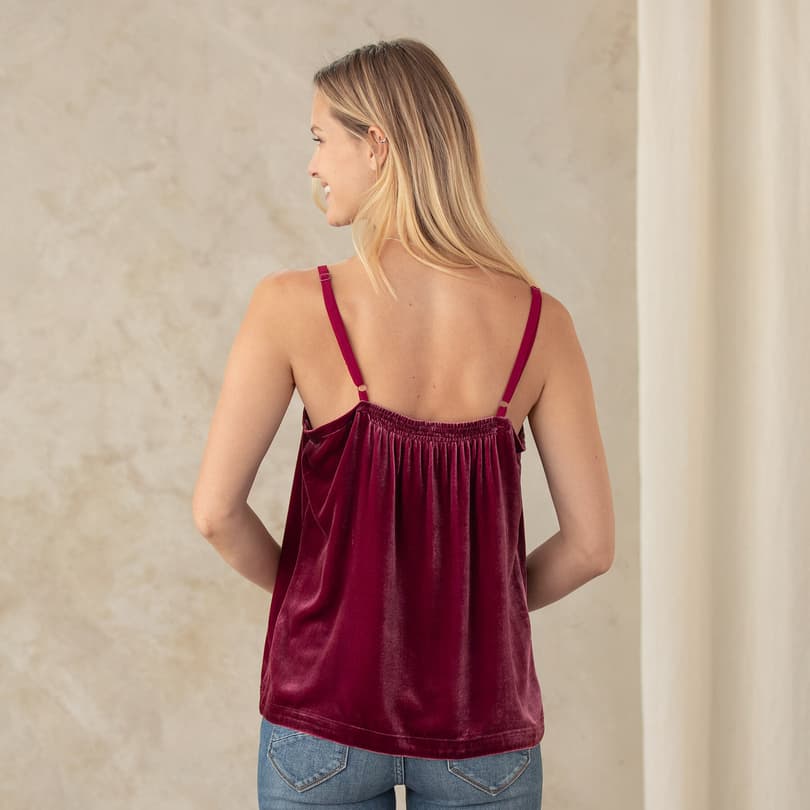 JESSICA VELVET CAMISOLE view 2