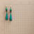 Turquoise Obelisk Earrings View 2