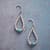 Teardrops And Turquoise Earrings View 2