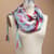 WATERCOLOR ROSE SCARF view 1