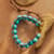 Turquoise Globes Bracelet View 2