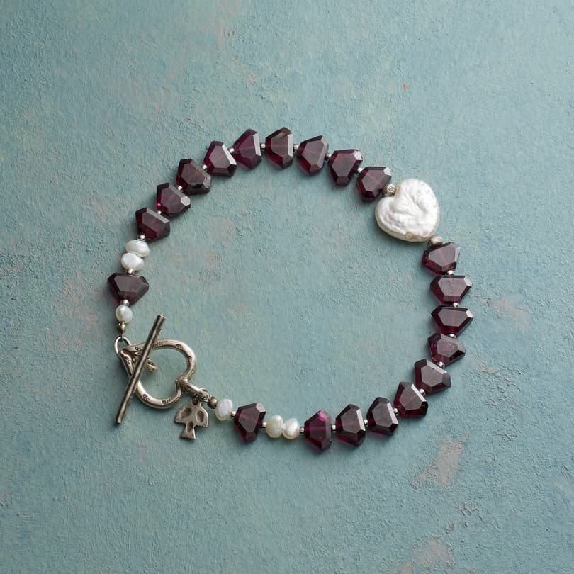 Lovestruck Garnet Bracelet View 1