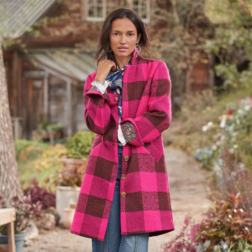 Lucky Brand Buffalo Plaid Pullover Sweater Women's Small Red Black Long  Sleeves