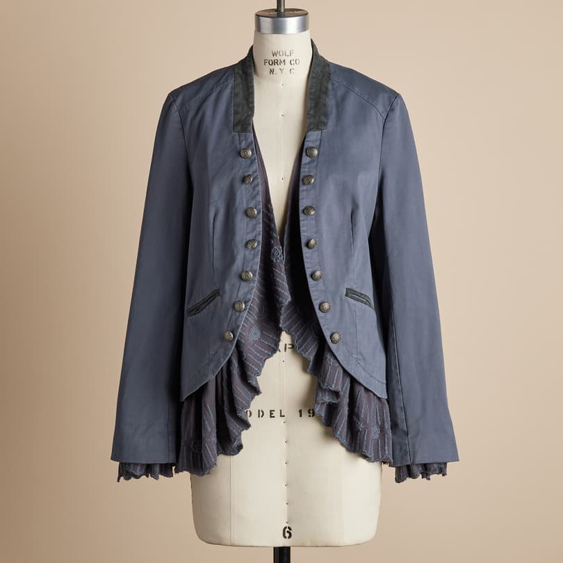 Irene Ruffle Jacket | Sundance Catalog