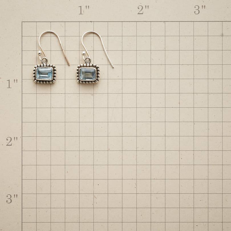 BLOCK OF BLUE EARRINGS view 1