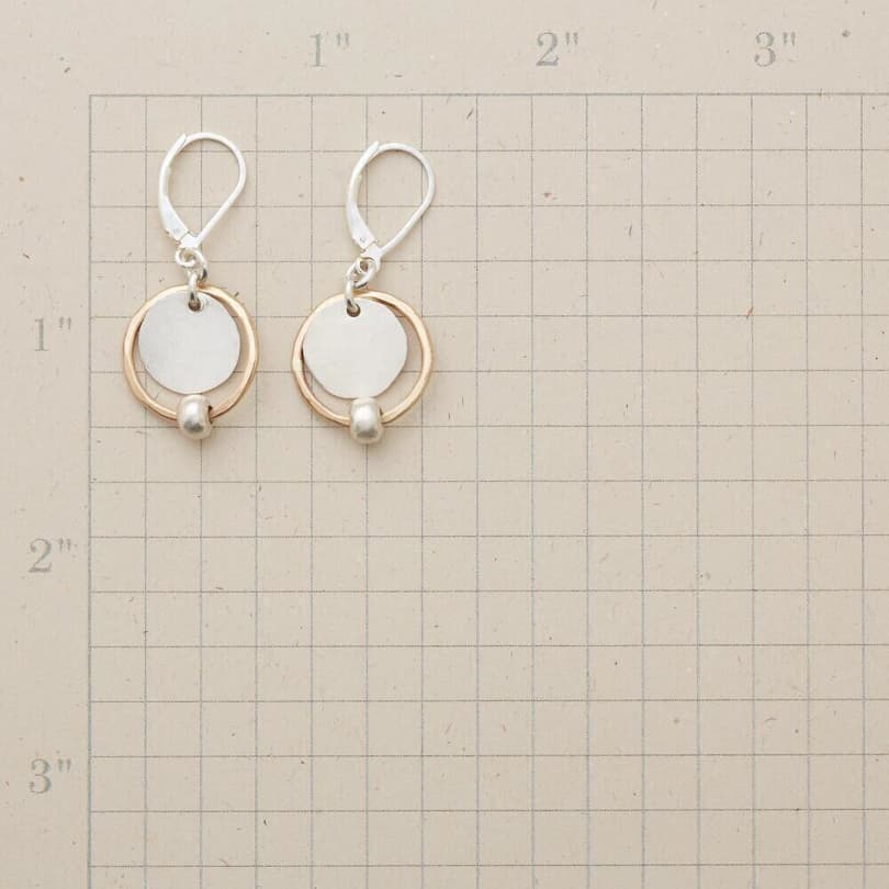 petite beaded minimalist  small mixed metal hoops, two tone hoops,  hammered silver hoops, handmade jewelry, gifts for her