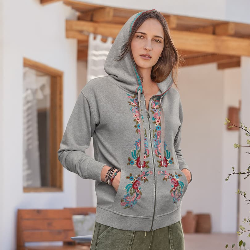 FAY EMBROIDERED HOODIE view 1
