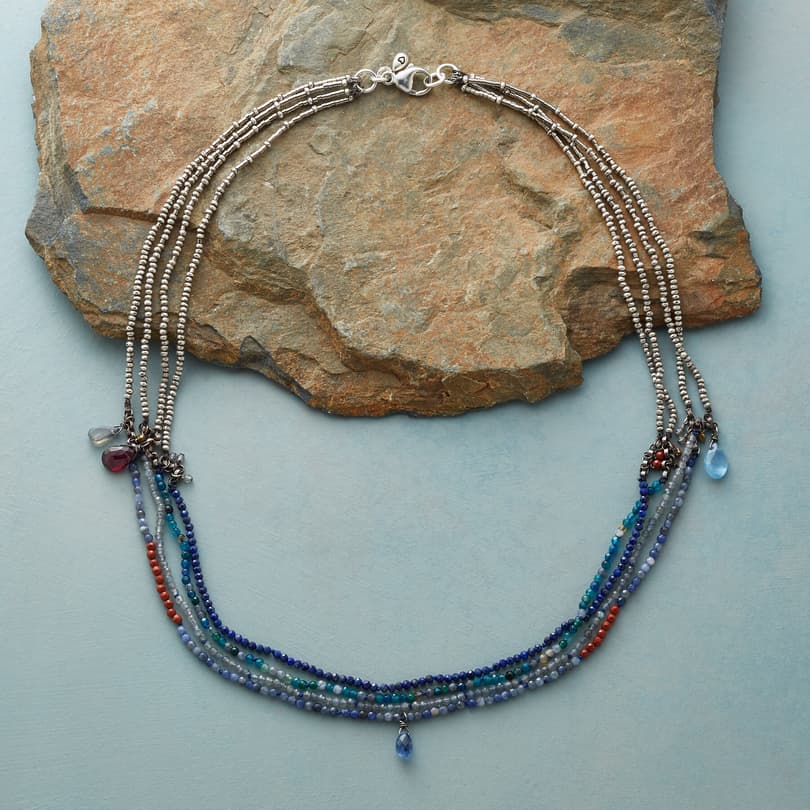STREAMS OF BLUE NECKLACE view 1