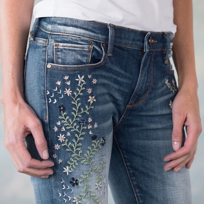 KELLY BLUEBERRY BLOSSOM JEANS view 2