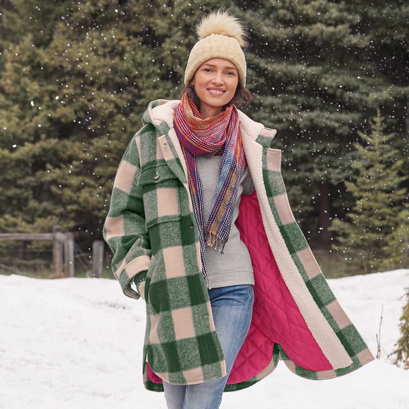 Fireside Plaid Jacket Sundance Catalog