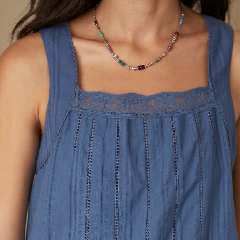 Danielle Eyelet Camisole | Sundance Catalog