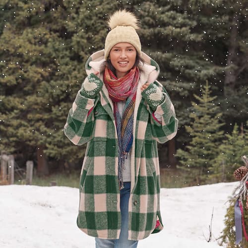 Fireside Plaid Jacket, Petite