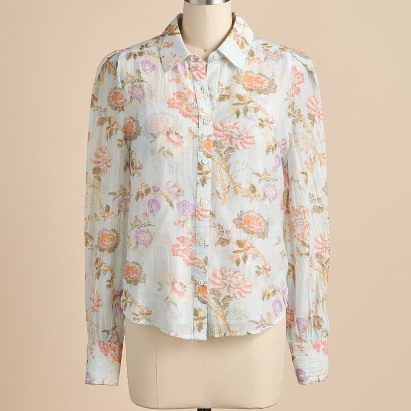 Cecile Floral Shirt | Sundance Catalog