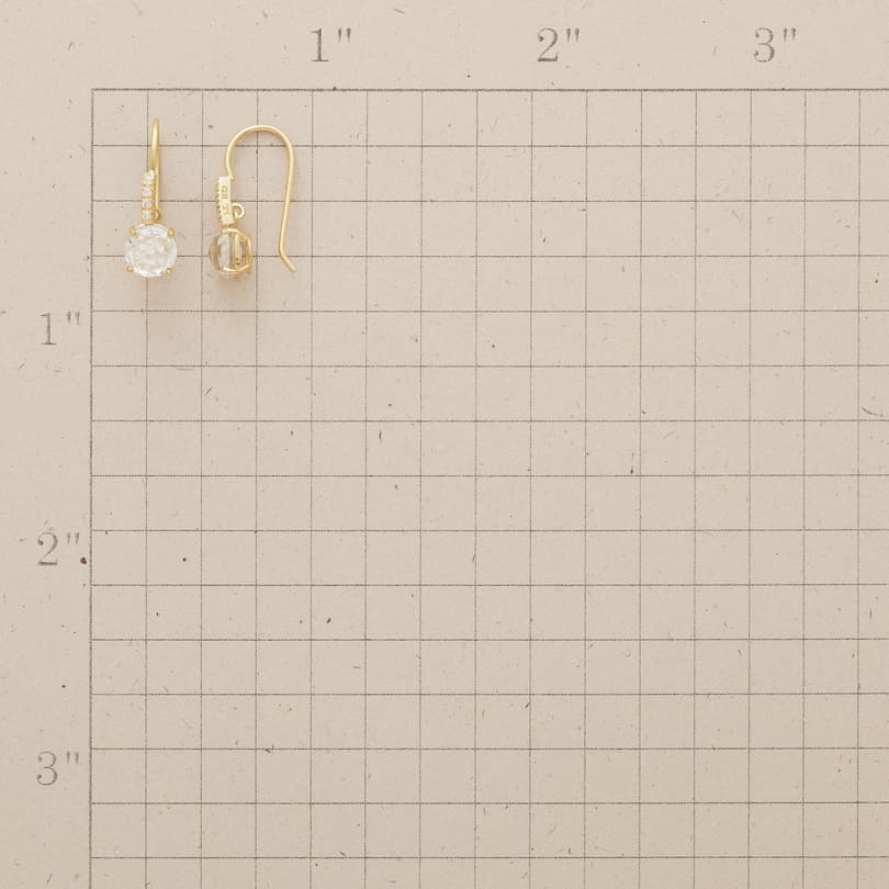 WHITE ROSE EARRINGS view 1