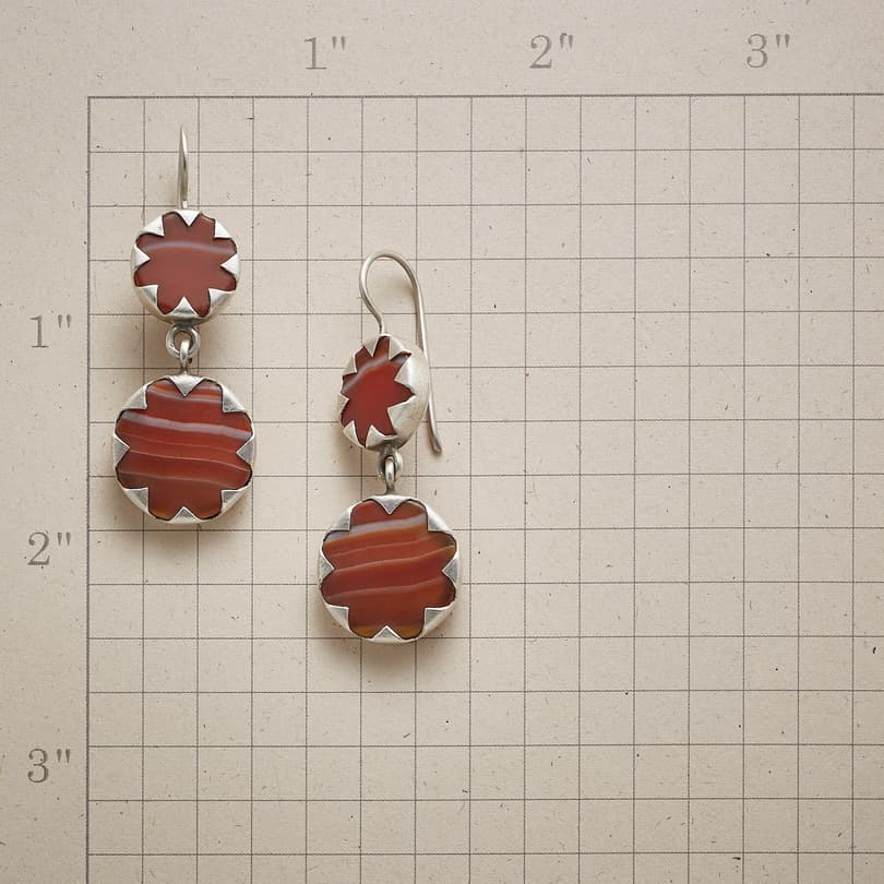 BLOOD ORANGE EARRINGS view 1