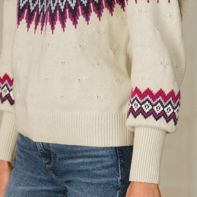 Eloise Fairisle Sweater, Petite View 4