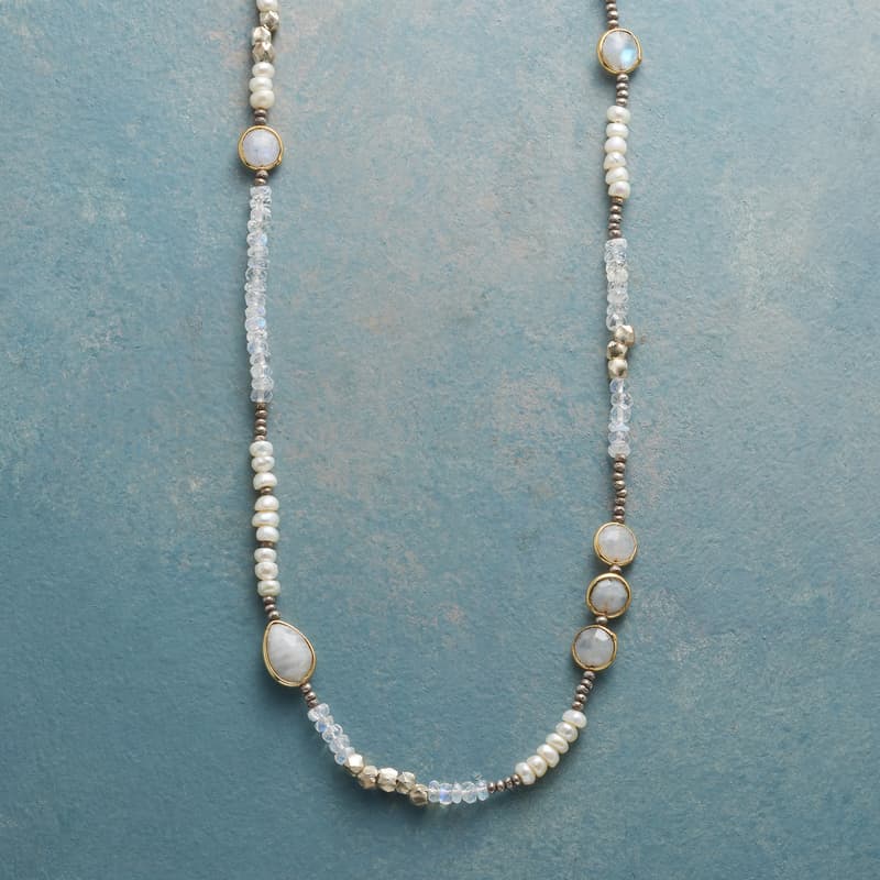 Sun Kissed Moonstone Necklace View 1