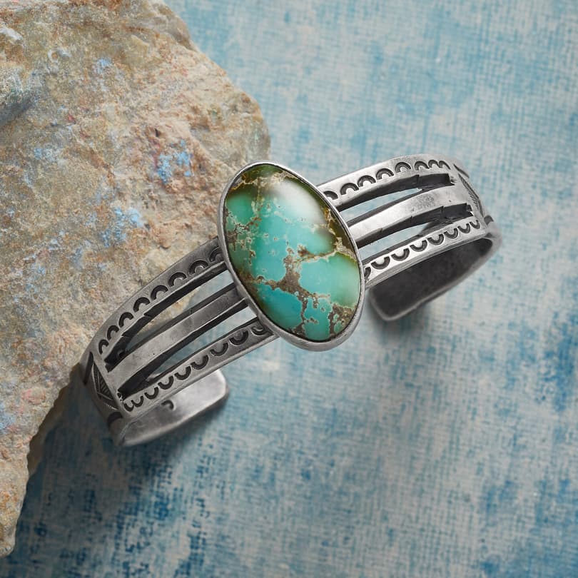 WESTERN BYWAYS TURQUOISE CUFF view 1