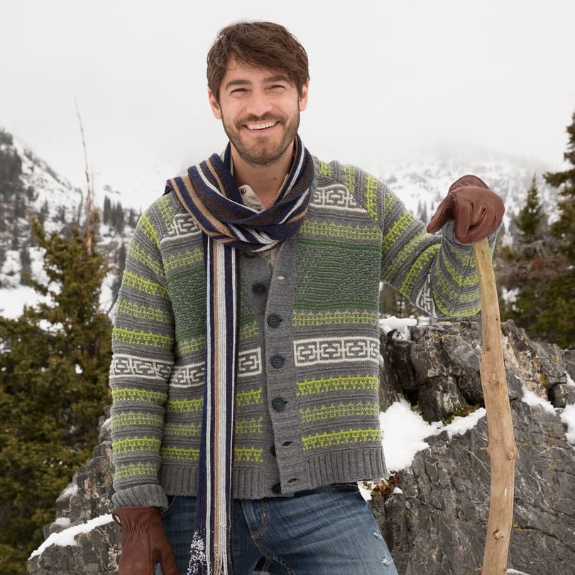MENS PATTERNED SWEATER view 1