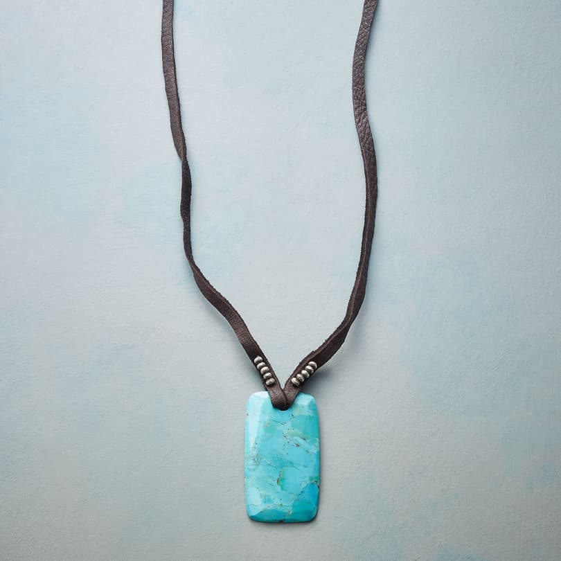 TURQUOISE AMULET NECKLACE view 1