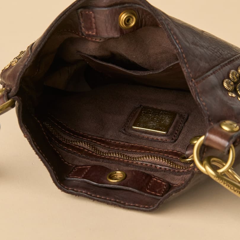 Saddle Val 4 Pocket Hobo Bag with Removable Crossbody