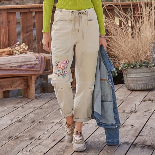 Ariel Embroidered Pant