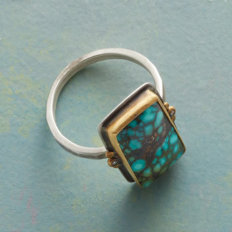 Twinkling Turquoise Ring View 2