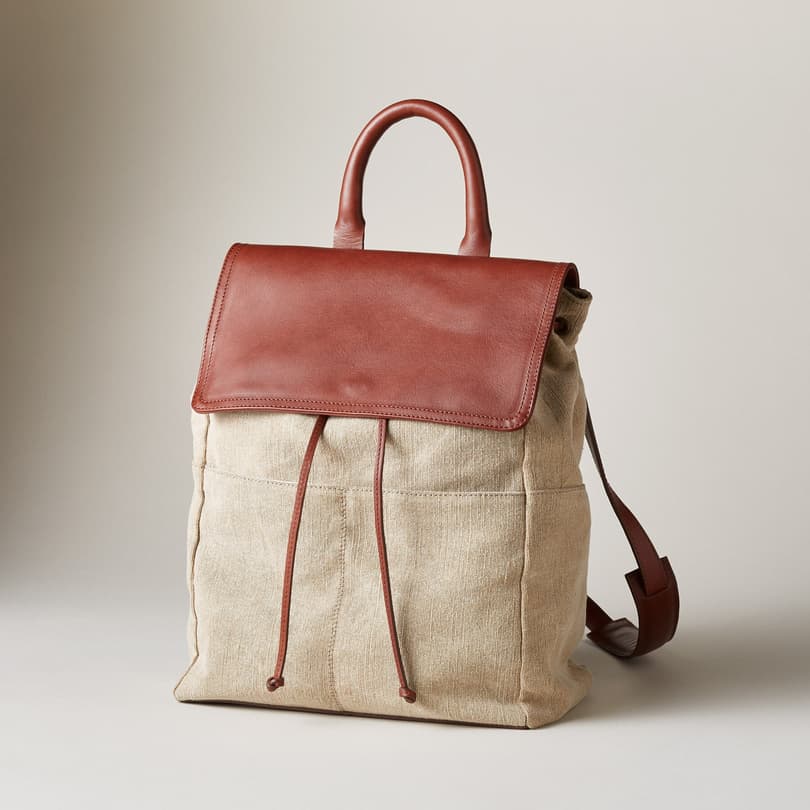 LINEN SIMPLICITY BACKPACK view 1