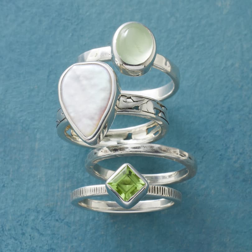 Dewdrop Ring Set View 1