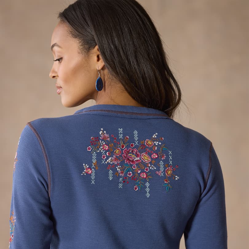 Fayette Floral Henley