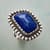BOLD AND BEADED LAPIS RING view 1