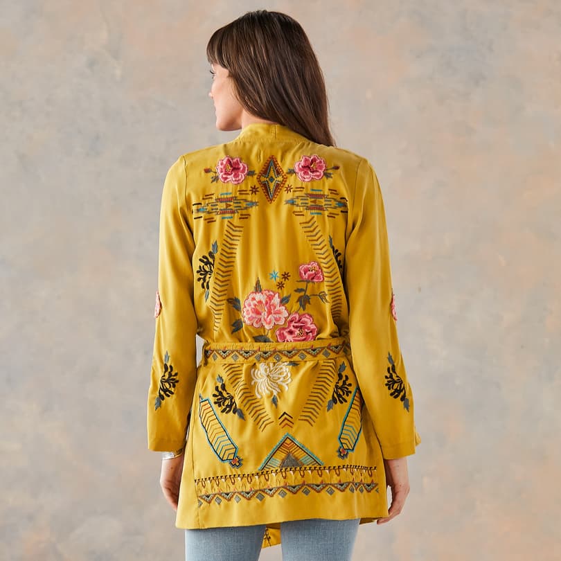 ABBY EMBROIDERED ROBE view 4