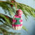 Pom Pom Letter Hat Ornament View 1