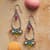 Caged Ruby Earrings View 3