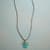 TURQUOISE TAB NECKLACE view 1