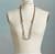 KNOTTED GRAY PEARL NECKLACE view 2