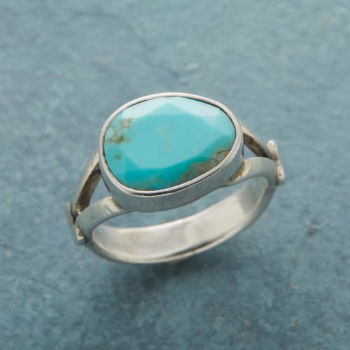 Polki Turquoise Ring View 1