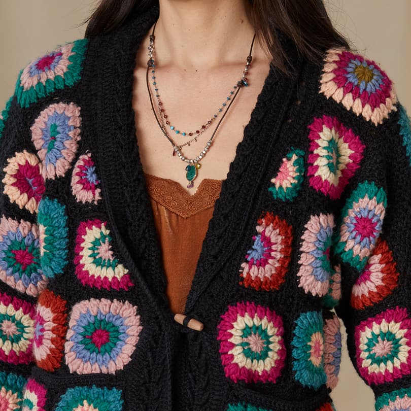 Fran Crocheted Cardigan View 6