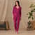 Long Johnna Pajamas View 7MAGENTA