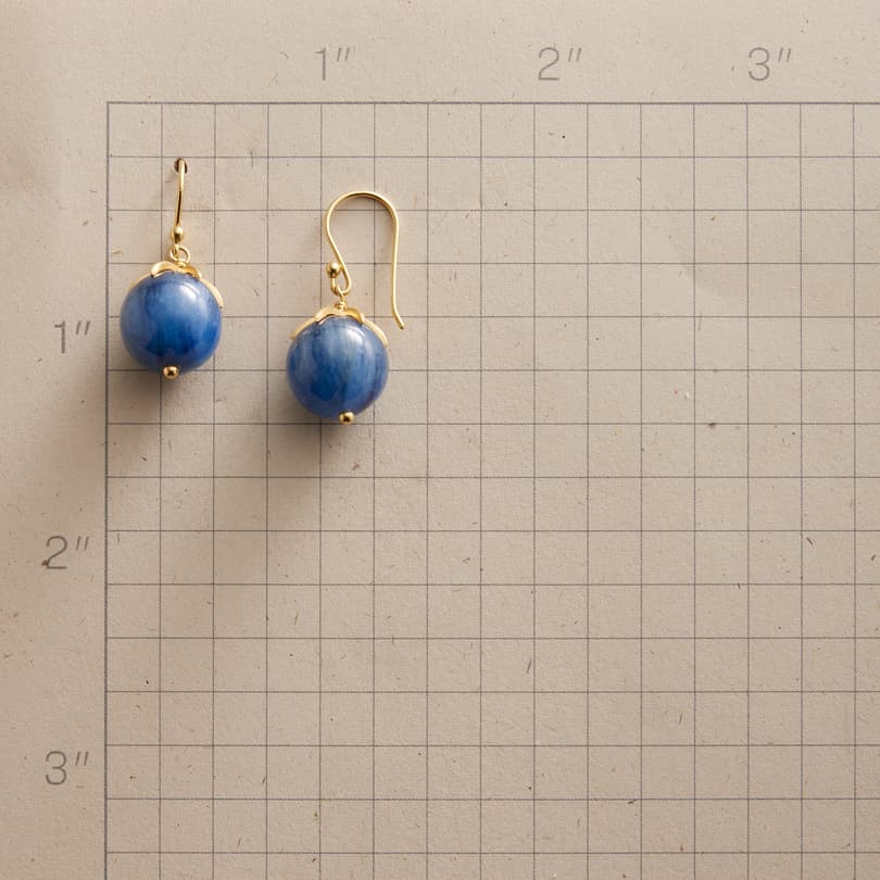 Kyanite Globe Earrings View 2