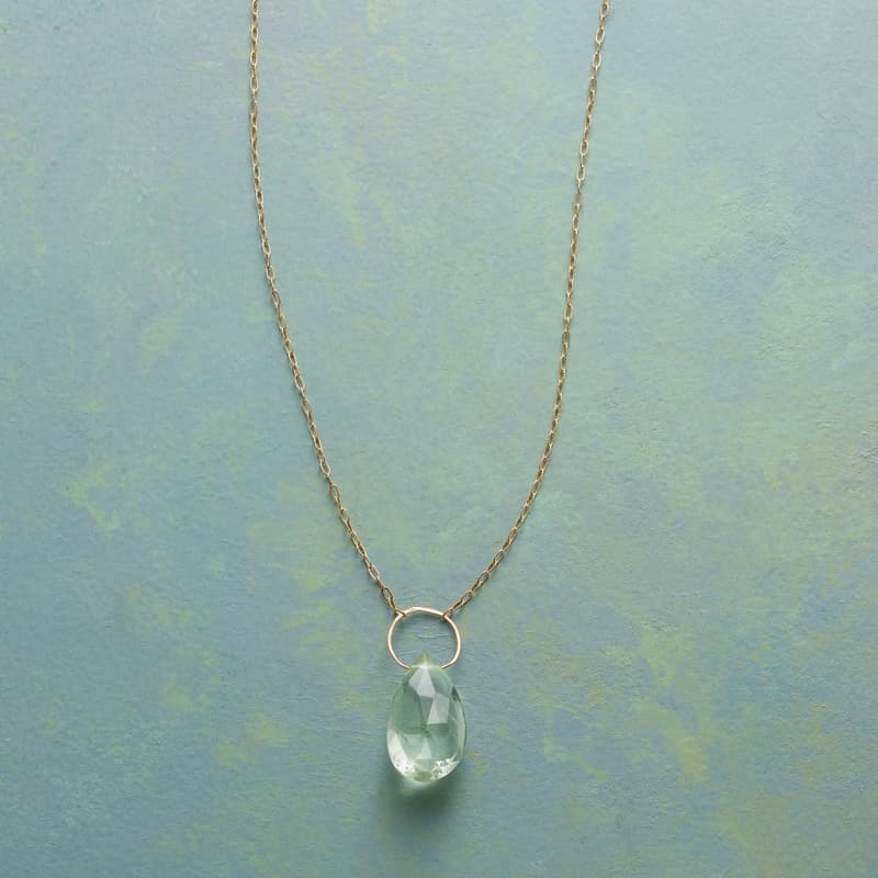 Hint Of Green Amethyst Necklace View 1