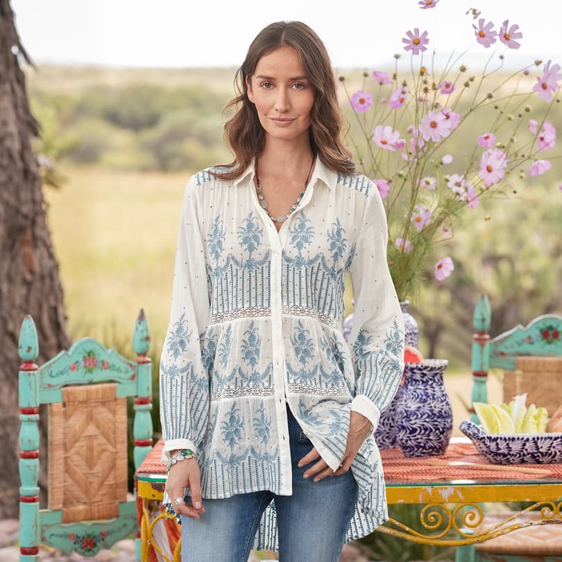 Royal Riviera Tunic | Sundance Catalog