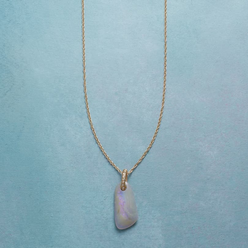 MILA PINK OPAL NECKLACE view 1