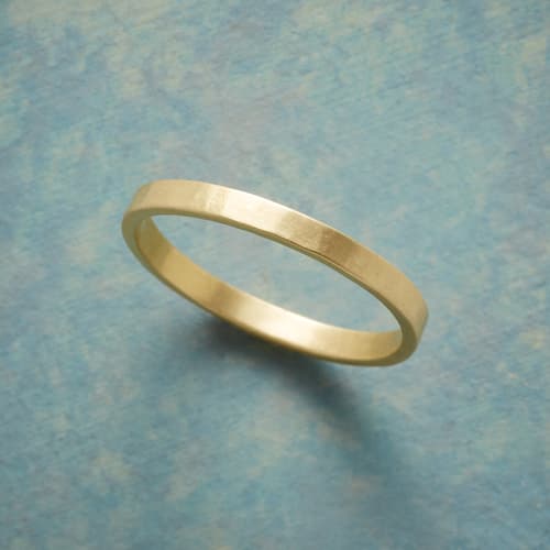 Gold Parchment Ring View 1